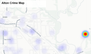 Image for story titled Alton Crime Map